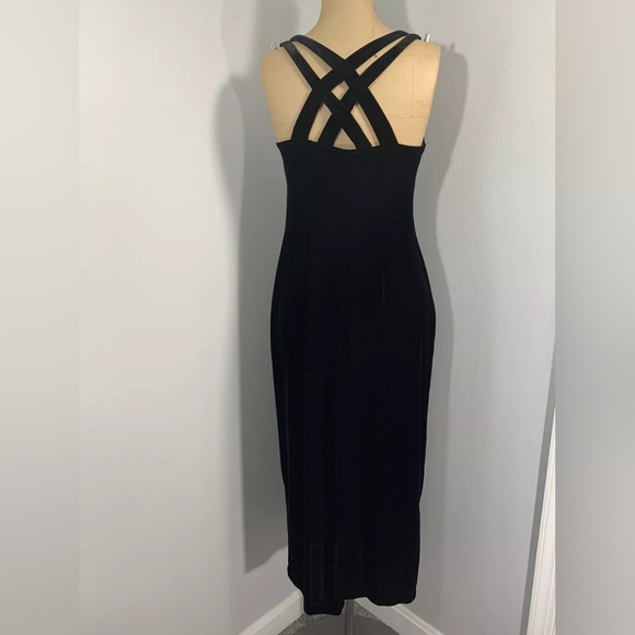 NWT CDC Stretch Velvet Maxi Dress - Size 14 - Picture 2 of 16